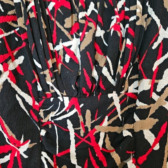 Alfani Short Sleeve Shirt XL Rouched - Picture 2 of 6